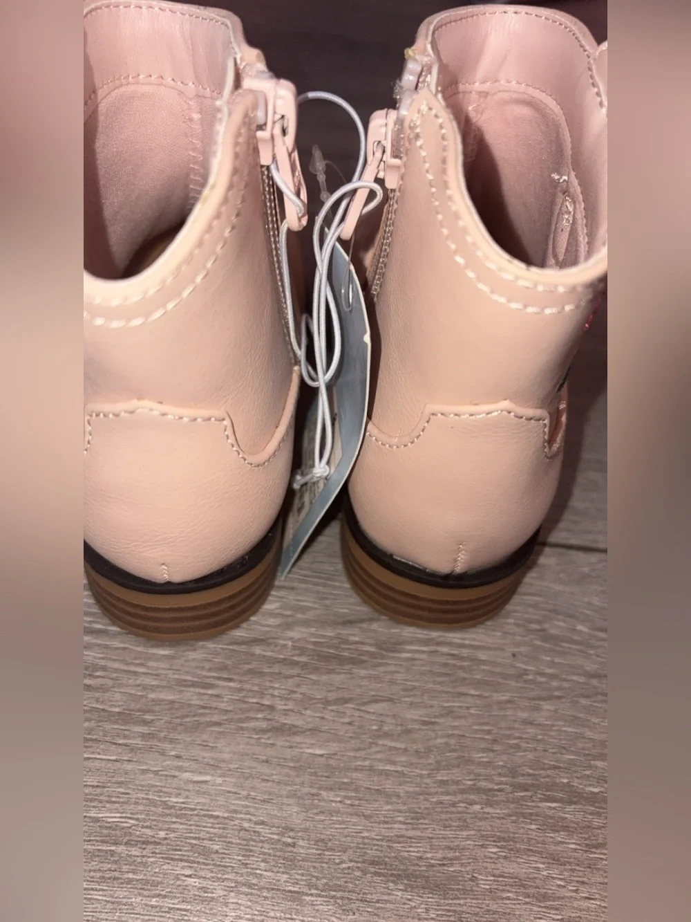 Cat & Jack Toddler Girls Size 8 Whitley Western Cowboy Boots New W Tags Pink